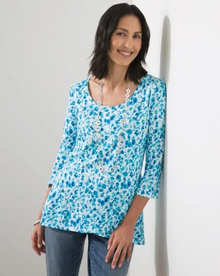 Cool Animal Print Crossover Tee
