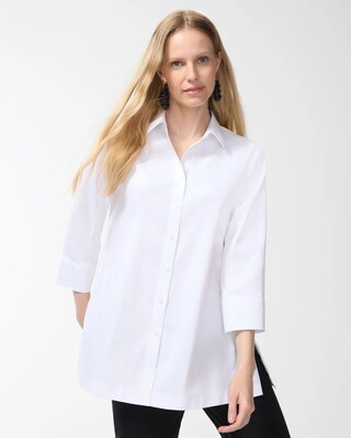 No Iron Stretch 3/4 Sleeve Tunic
