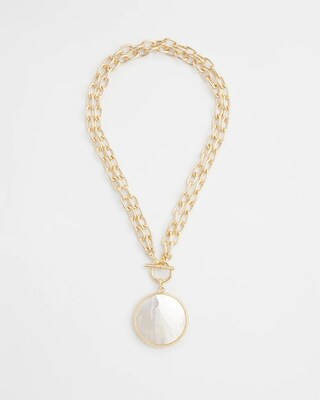 Convertible Shell Pendant Necklace