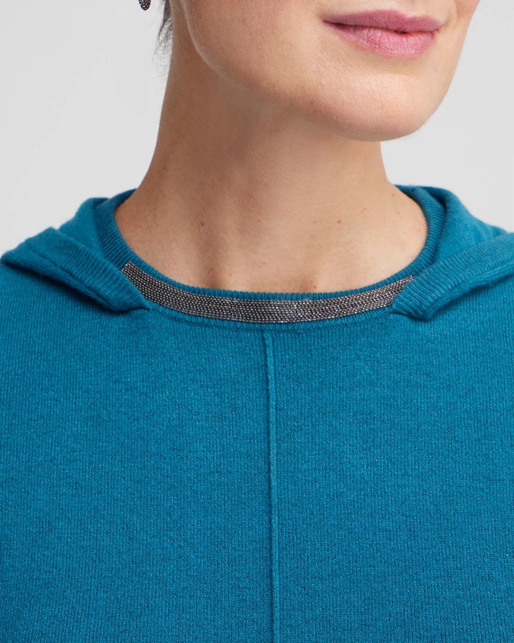 Zenergy Luxe® Cashmere Blend Hooded Sweater