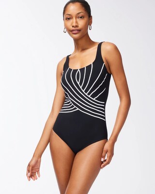 Gottex Square Neck Swimsuit