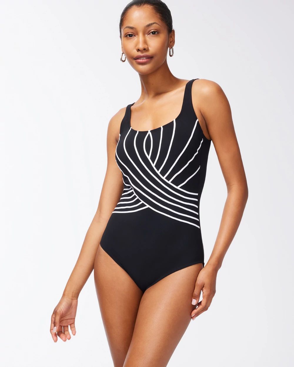 Gottex Square Neck Swimsuit