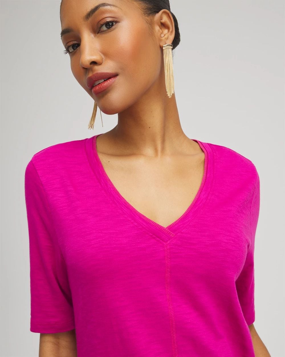 Elbow Sleeve A-line Tee