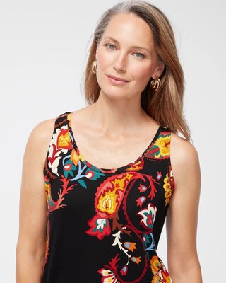Touch of Cool Paisley Polished Tank