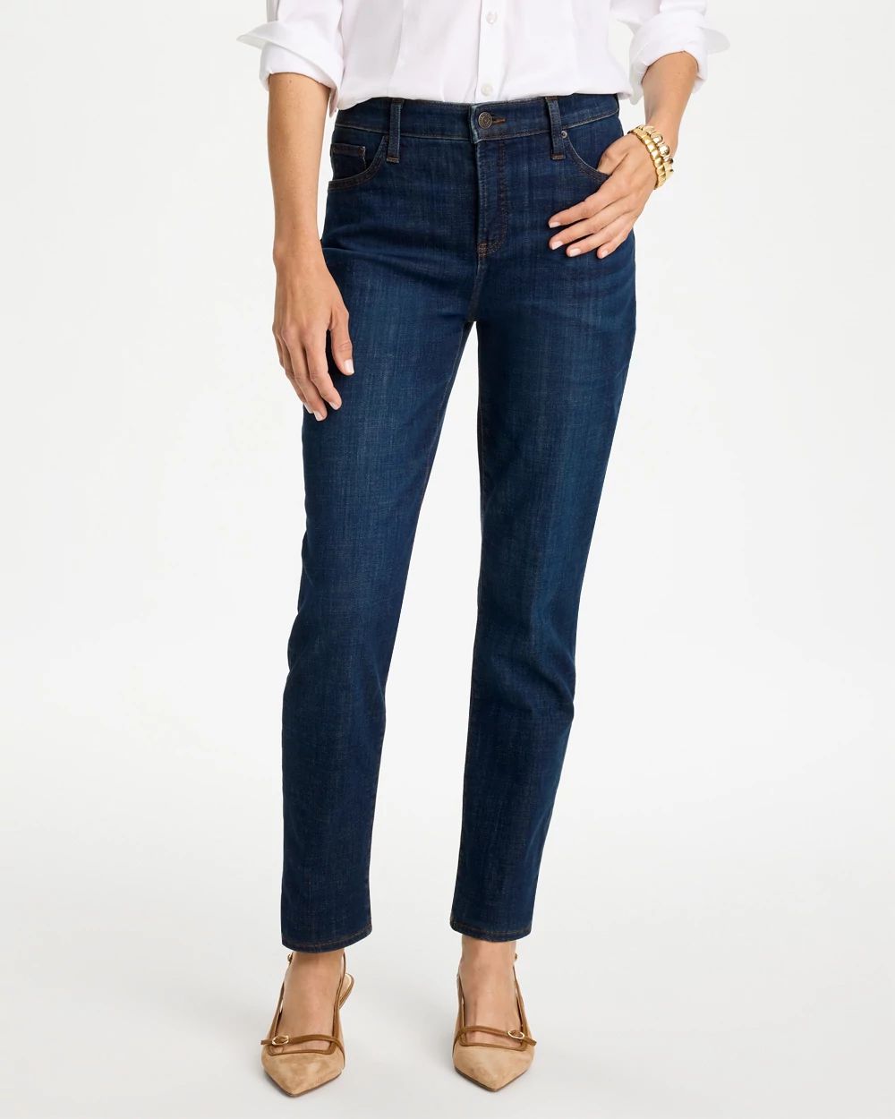Girlfriend Slim Ankle Jeans