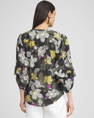 Ruffle Sleeve Blouse click to view larger image.
