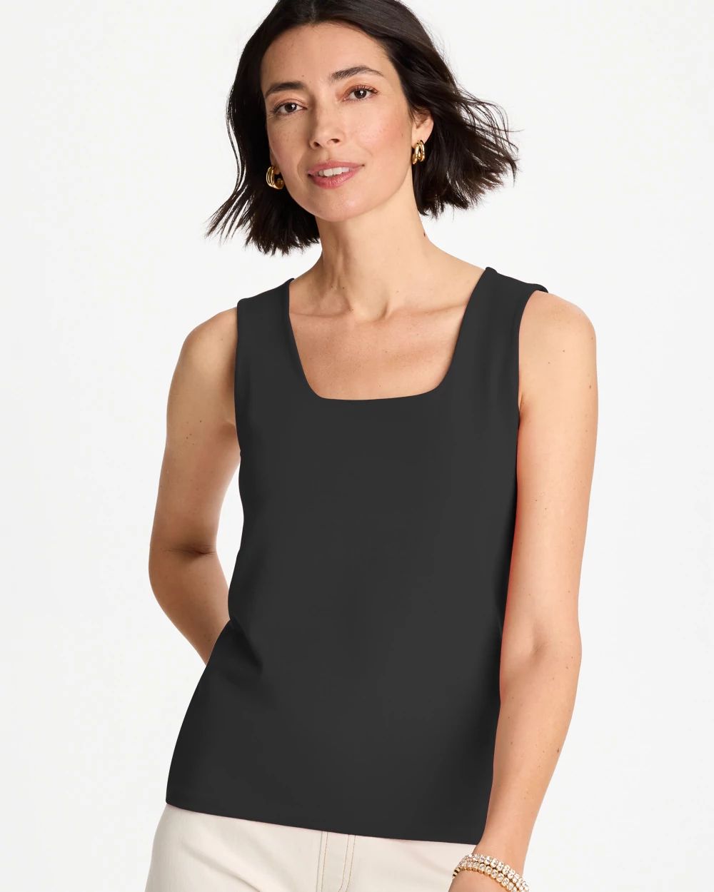Contour Cotton™ Square Neck Tank