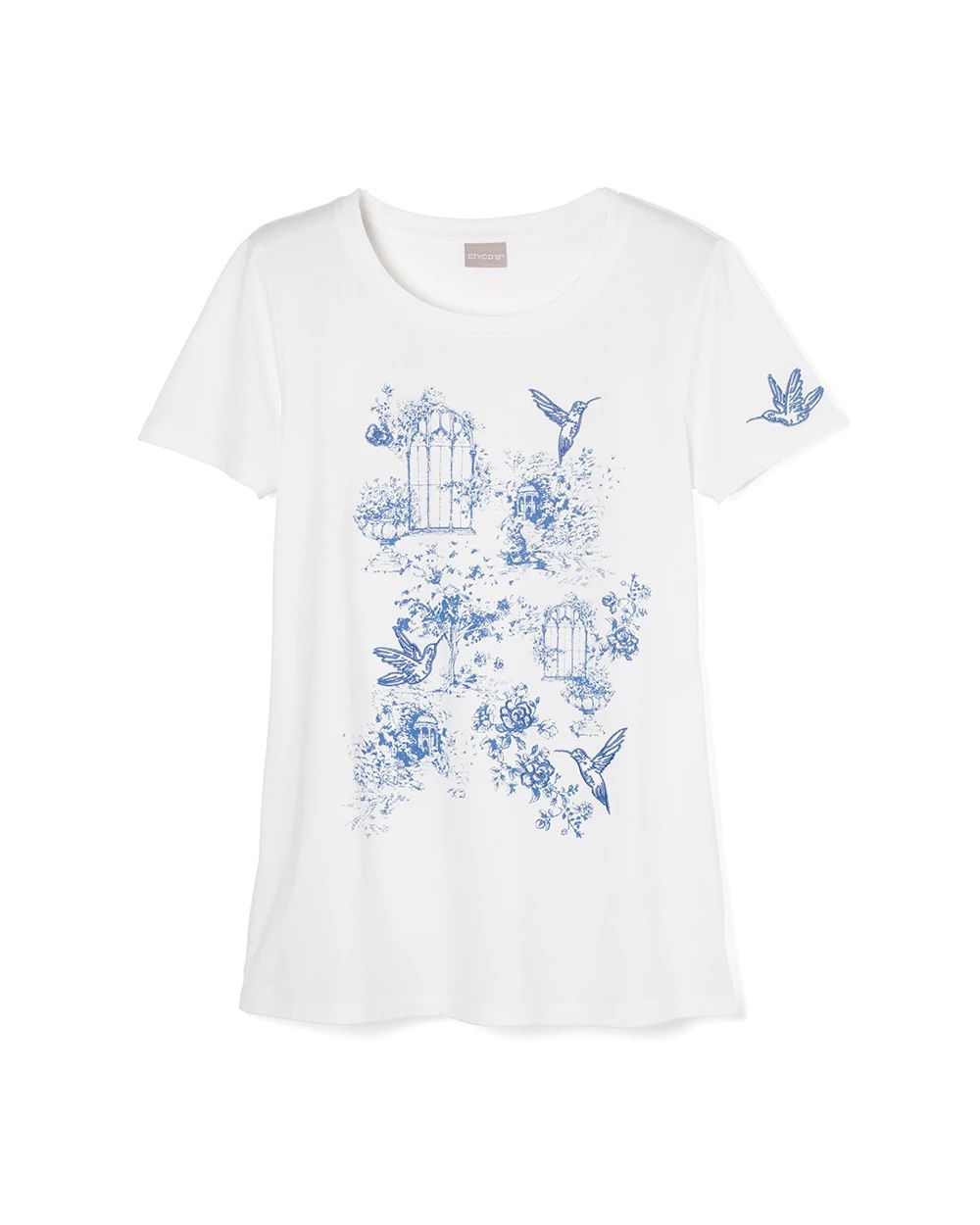 Hummingbird Embroidered Tee