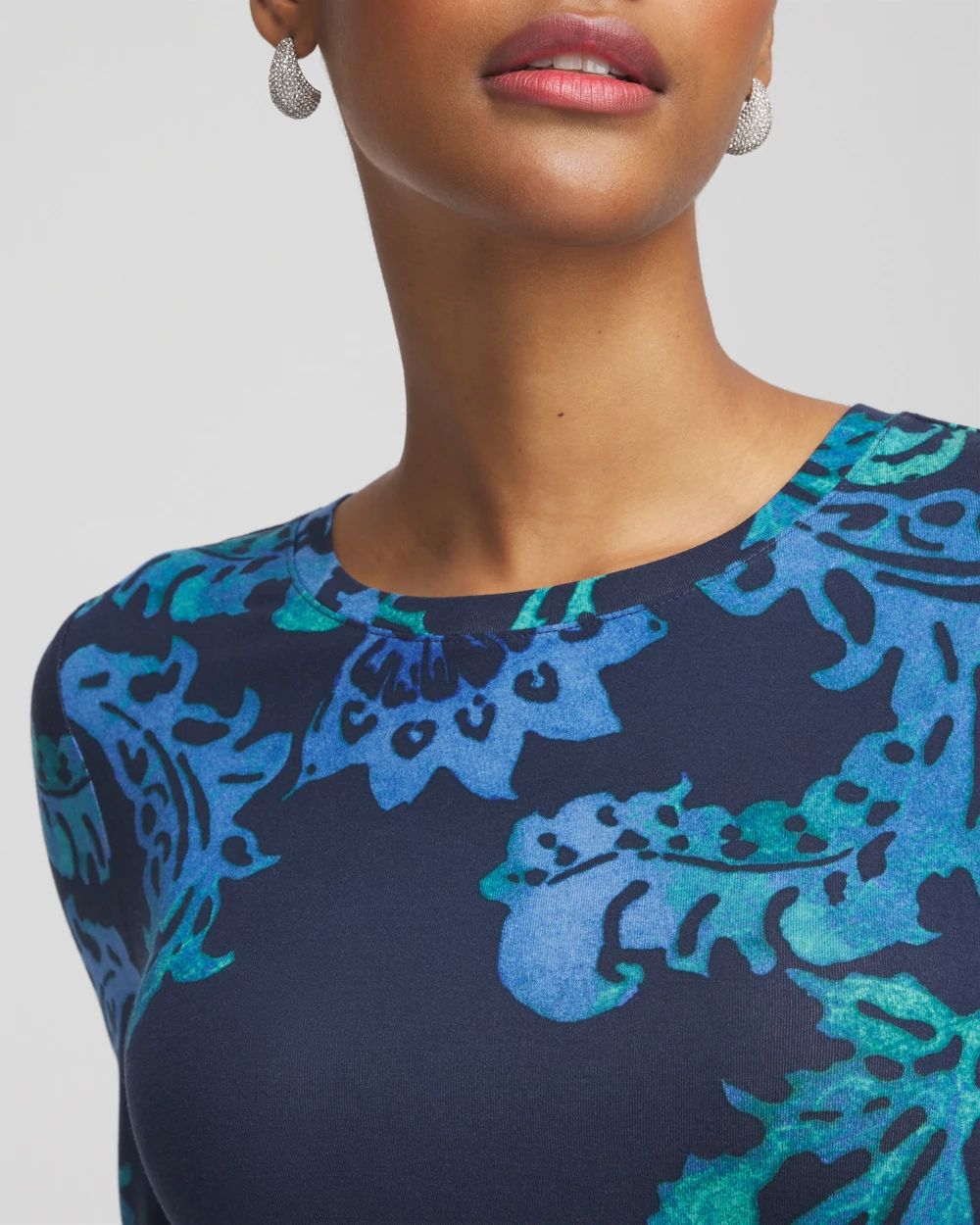 Touch of Cool™ Floral Layering Tee