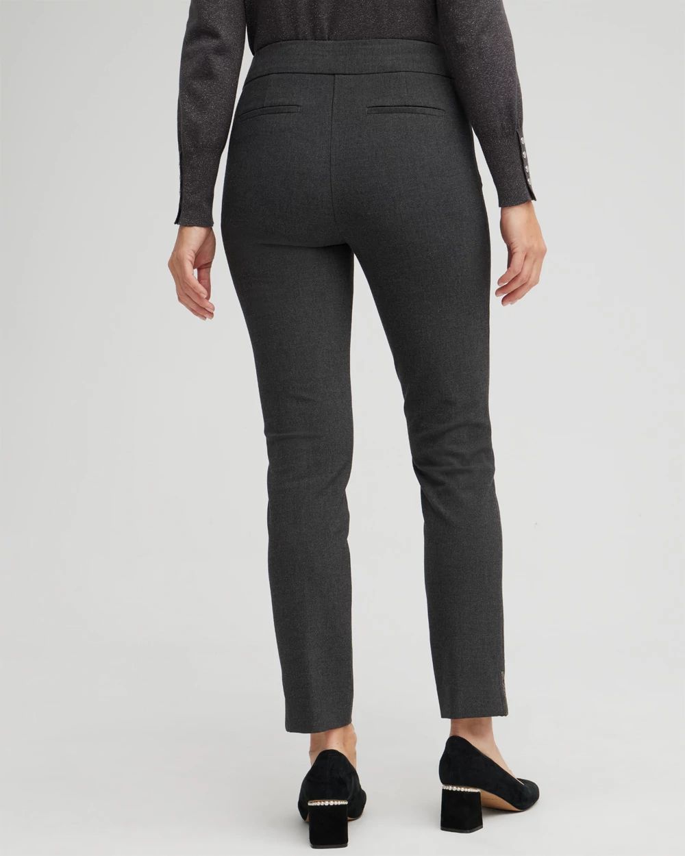 Petite Brigitte Beaded Detail Ankle Pants