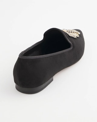 Black Microsuede Loafers click to view larger image.