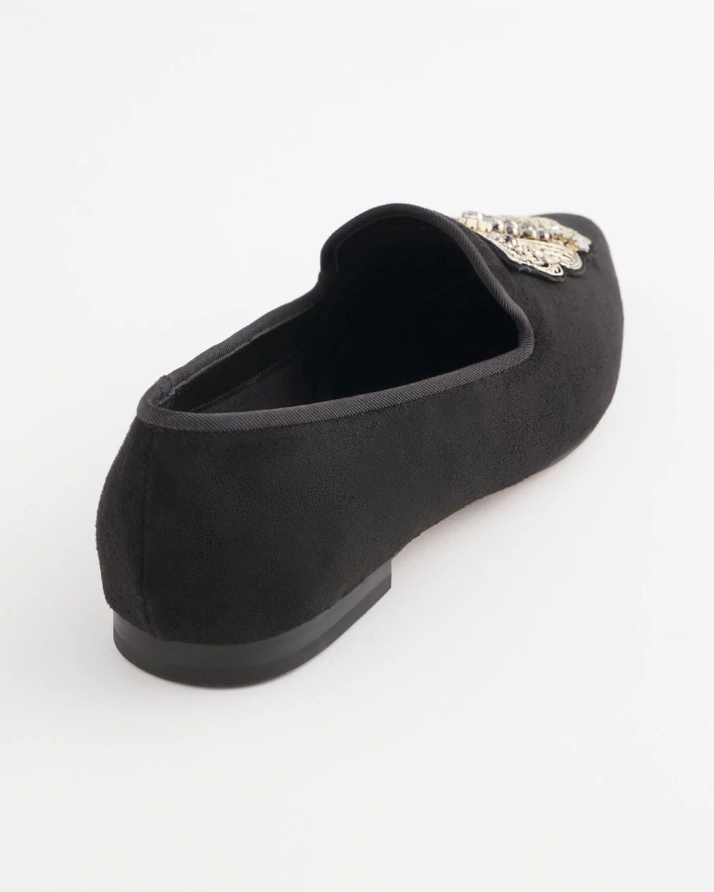 Black Microsuede Loafers