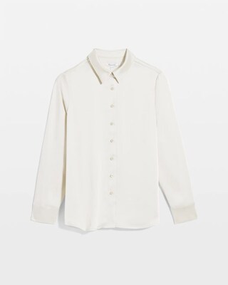 Stretch Satin Blouse