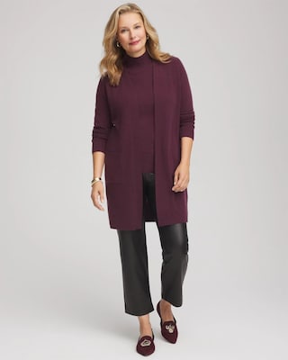 Cashmere Duster Cardigan click to view larger image.