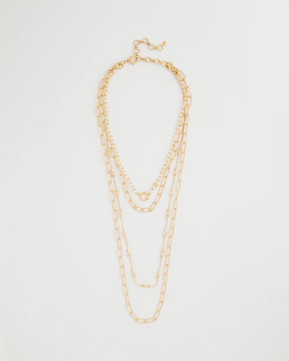 Sea Foam Multi-Strand Convertible Necklace