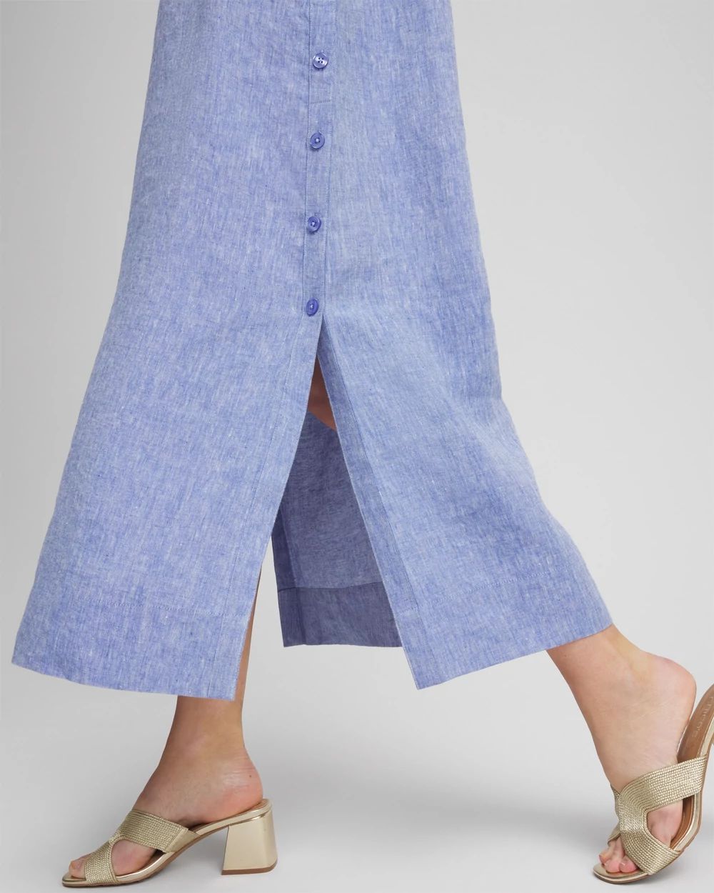 Maxi Linen Shirtdress