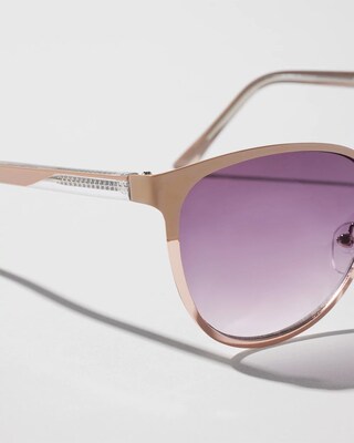 Nude Cateye Sunglasses