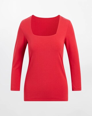 Touch of Cool Square Neck Tee