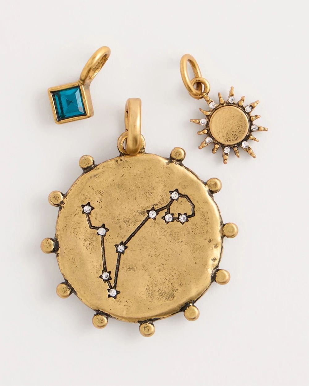 Pisces Zodiac Charm Pendant