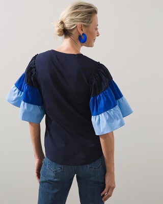Ombre Tiered Sleeve Tee