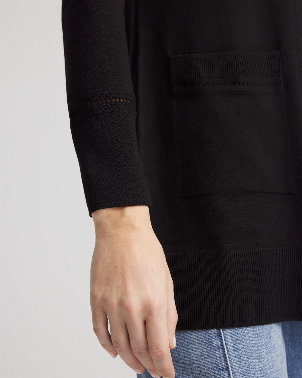 Open-Front Cardigan