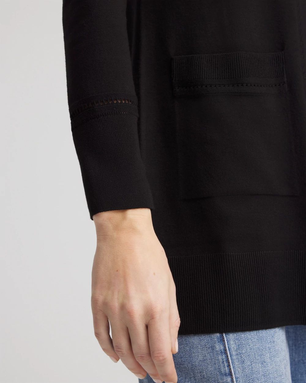 Open-Front Cardigan