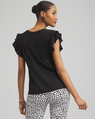Flutter Cap Sleeve Tee