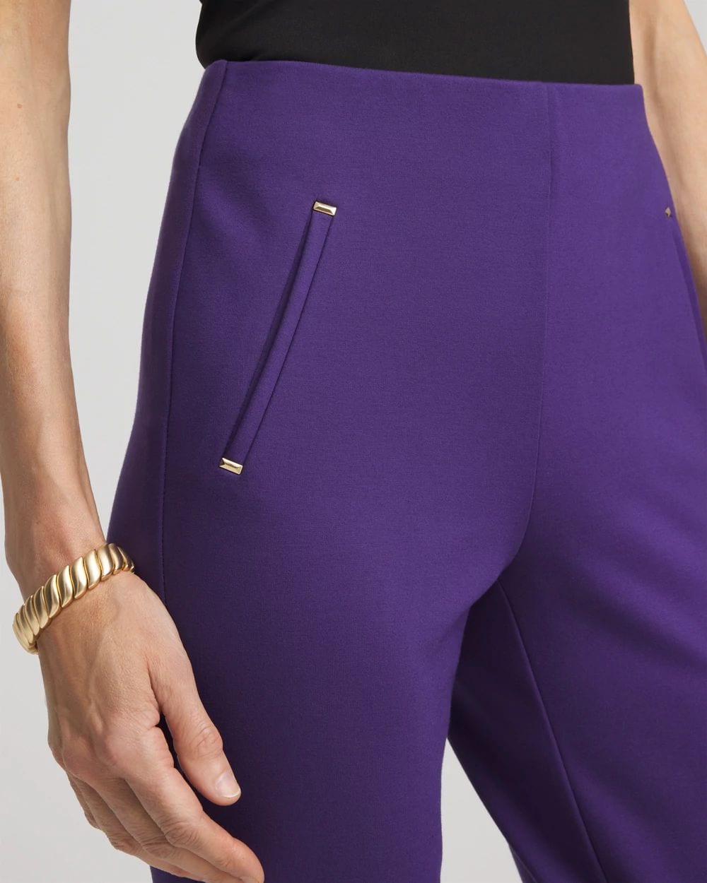 Juliet Slim Trim Detail Ankle Pants click to view larger image.