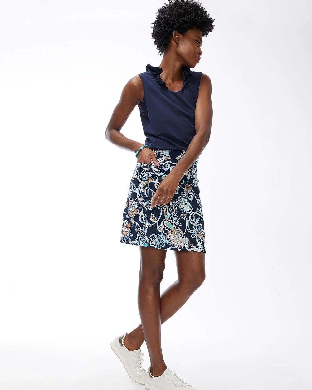 Zenergy UPF Print Side Pocket Skort