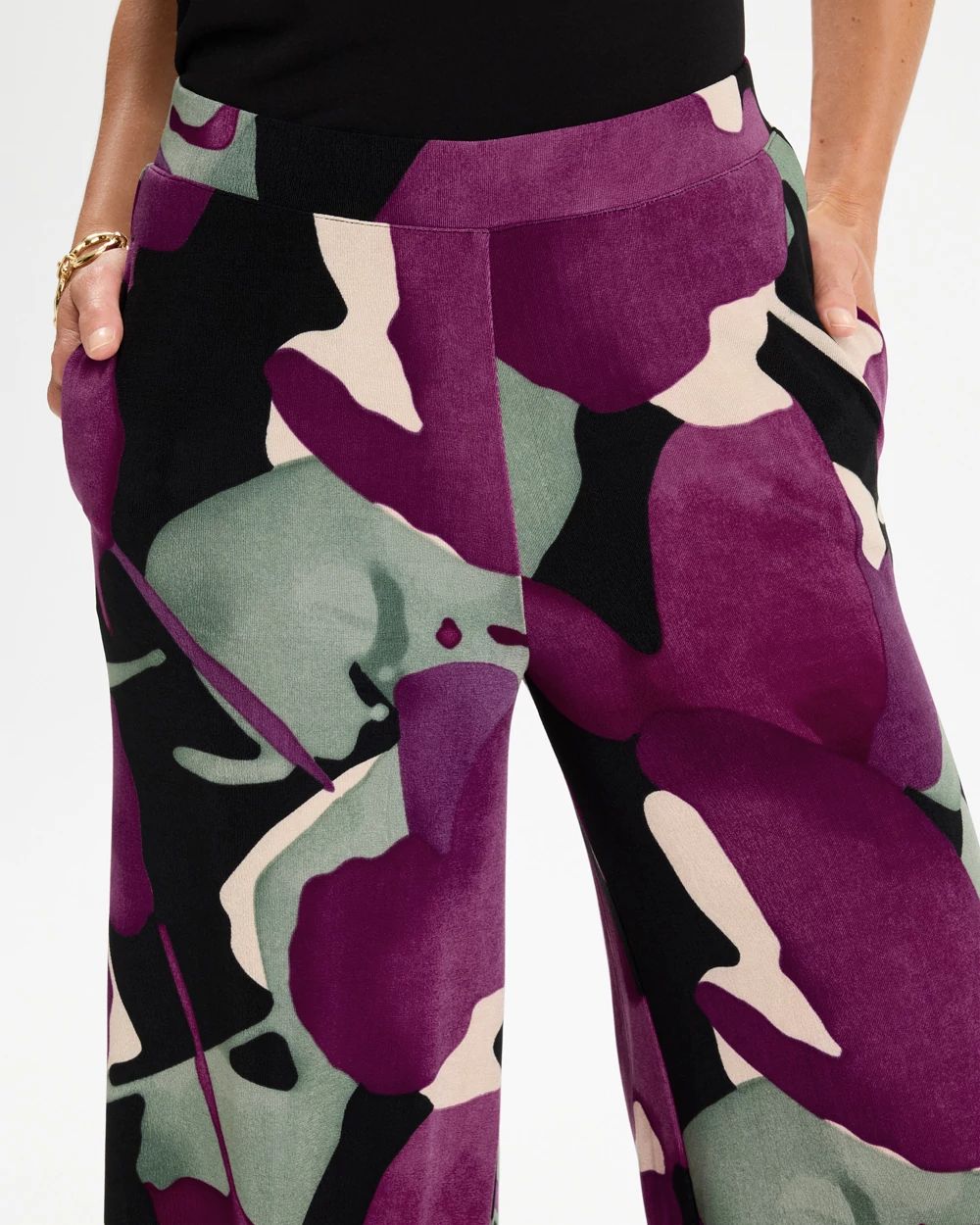 Travelers™ Wide-Leg Culotte Crop click to view larger image.