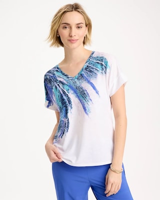 Zenergy® Sicily Splash Drop Shoulder Tee