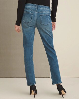 So Slimming Beaded Ankle Jeans