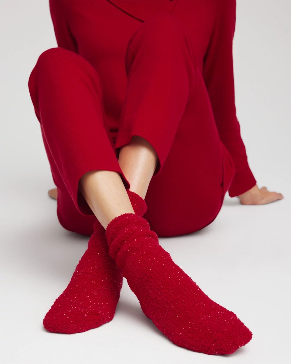 Red Cozy Socks