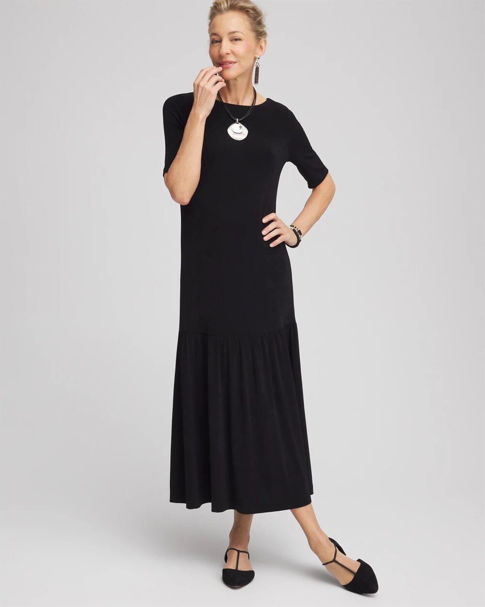 green emerald velvet dress Hadley Sage Boat-Neck Maxi Dress With Drop-Waist – Club L London main image 0