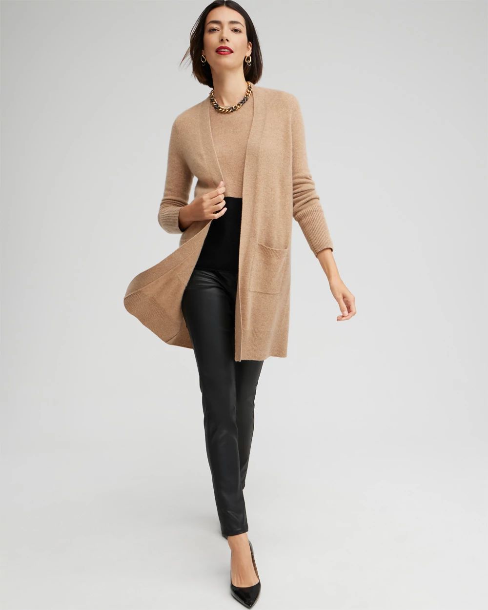 Cashmere Duster Cardigan Sweater