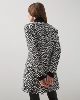 Jacquard Zebra Print Topper