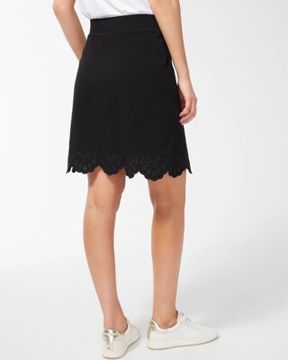 Zenergy Embroidered Hem Skort