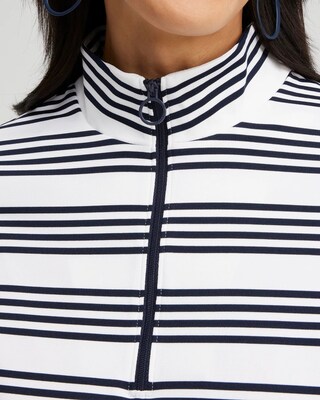 Zenergy® UPF Stripe Long Sleeve Top