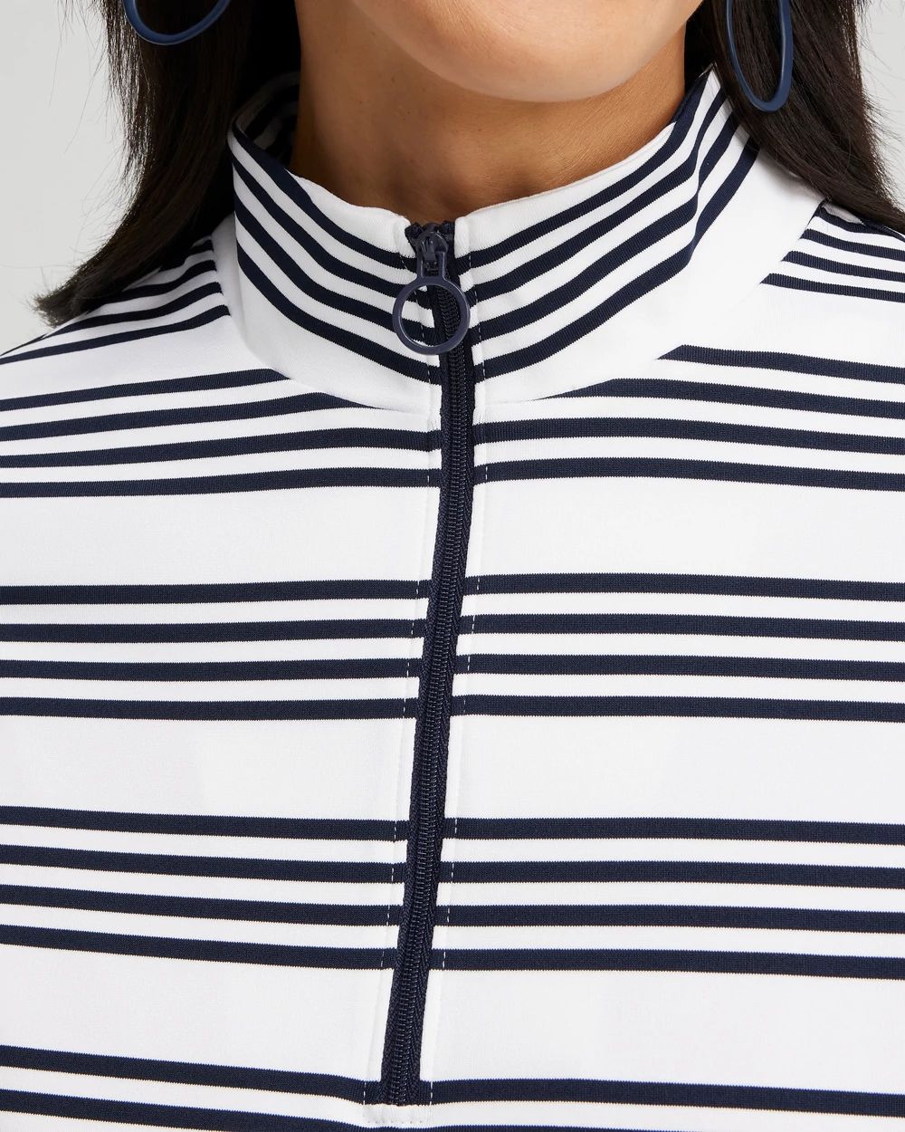 Zenergy® UPF Stripe Long Sleeve Top