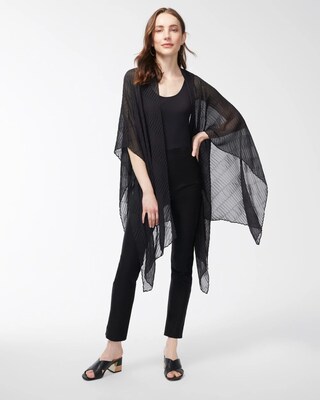 Pleated Ruana