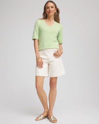 Everyday V-Neck Pima Tee click to view larger image.