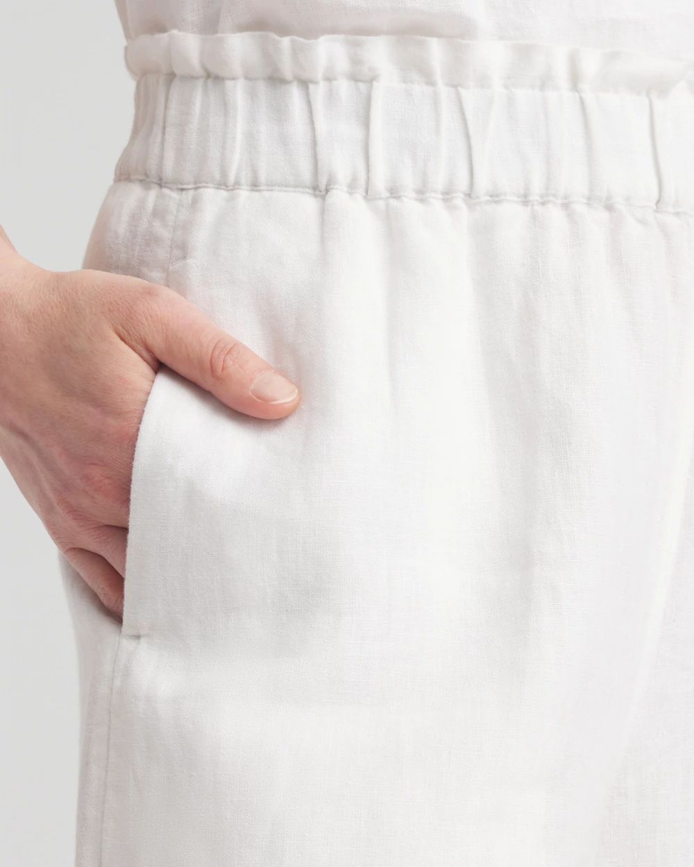 Linen Culotte Pants