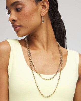 Single Strand Mother of Pearl Necklace