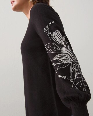 Drama Sleeve Pullover Sweater