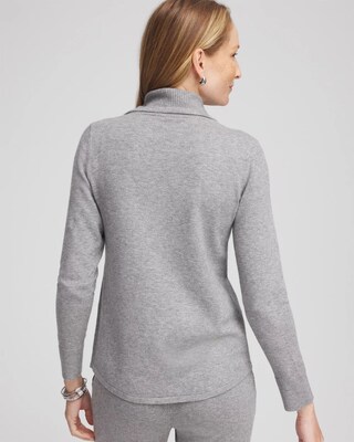 Zenergy Luxe® Cashmere Blend Cowl Sweater click to view larger image.