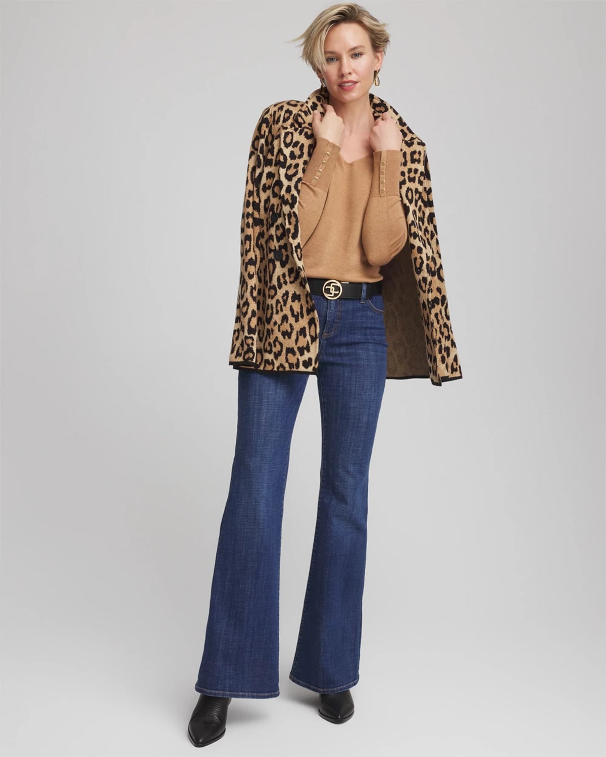 Chico's Ella V-neck Pullover Sweater In Caramel Apple In Brown