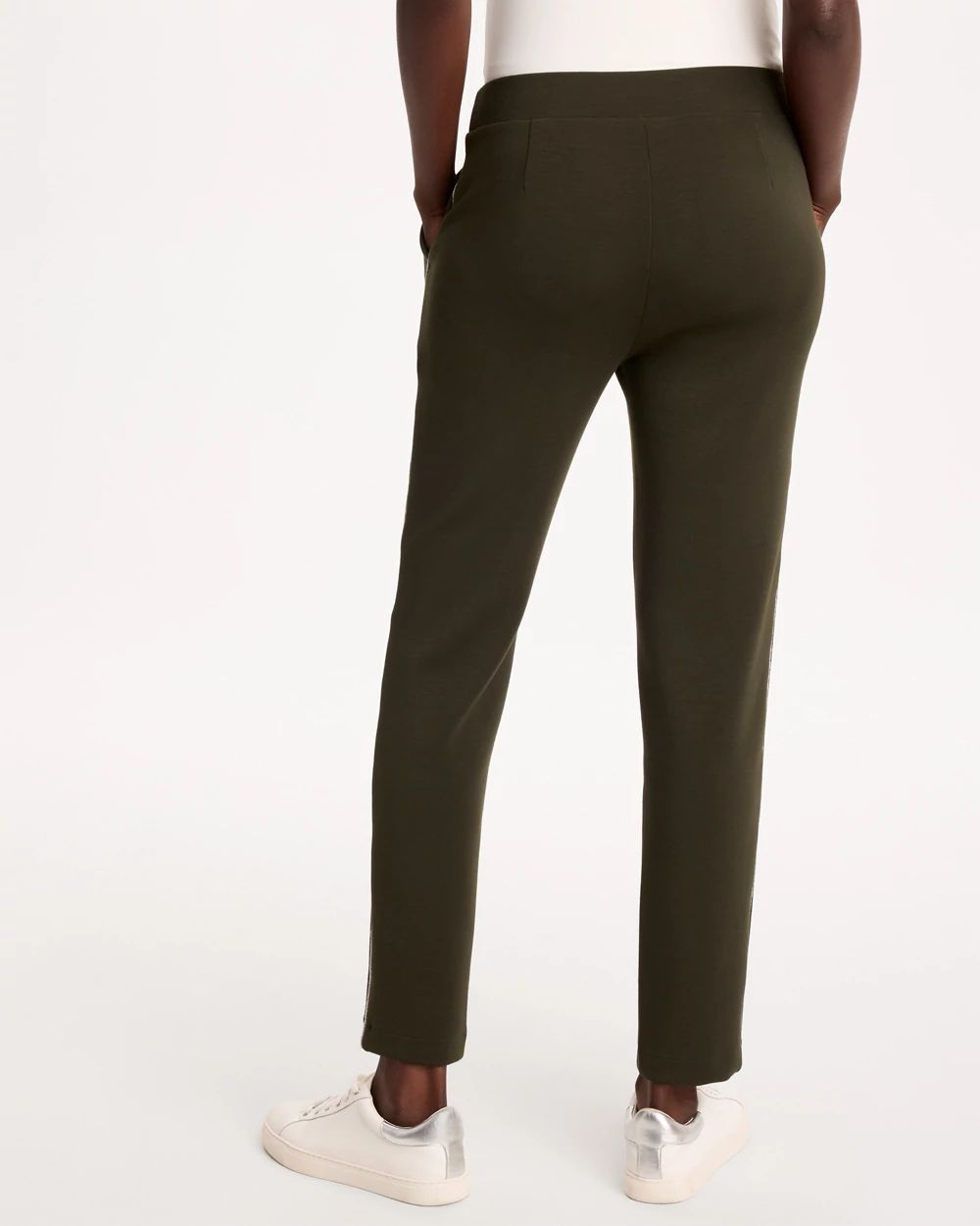 Zenergy® Caviar Bead Scuba Ankle Pants click to view larger image.