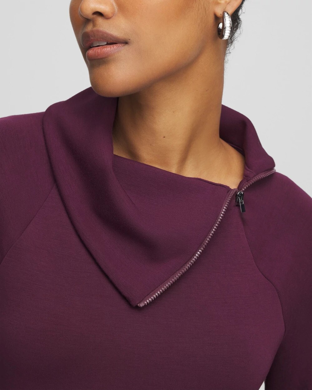 Zenergy® Scuba Zip Neck Tunic