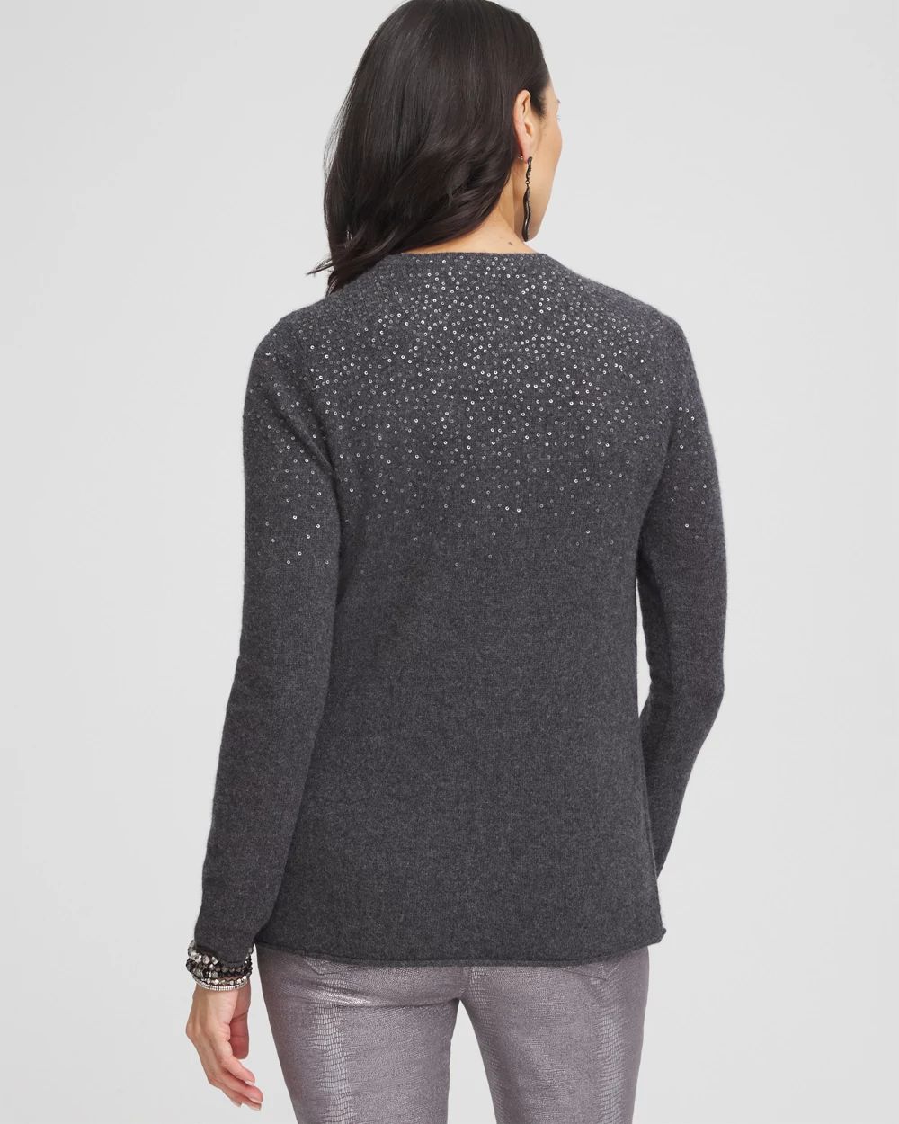 Cashmere Sequin Sweater
