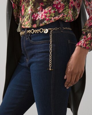 Gold Tone Chain Link Belt